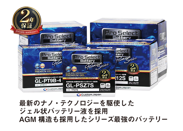 ナノ・ジェルバッテリー | Pro Select Battery プロセレクトバッテリー